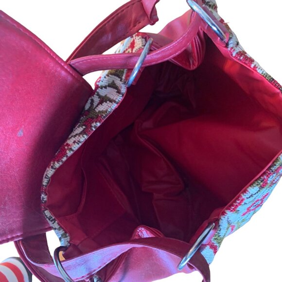 Vintage Floral Needlepoint Grannycore Purse - Picture 6 of 8